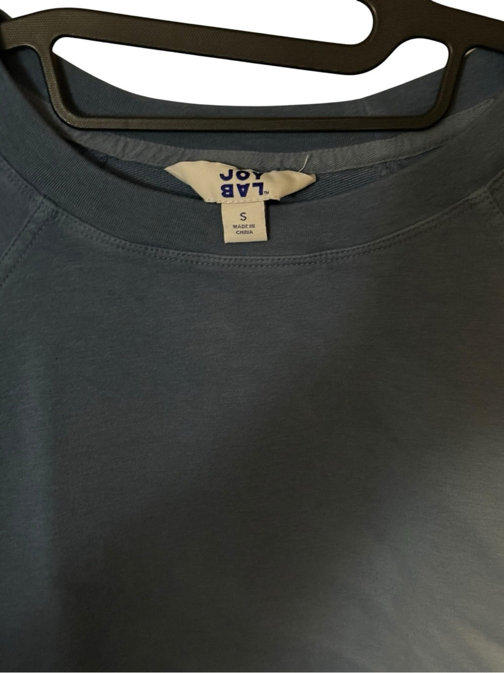 JoyLab Blue and White Ombre Crewneck Sweatshirt - Picture 4 of 5